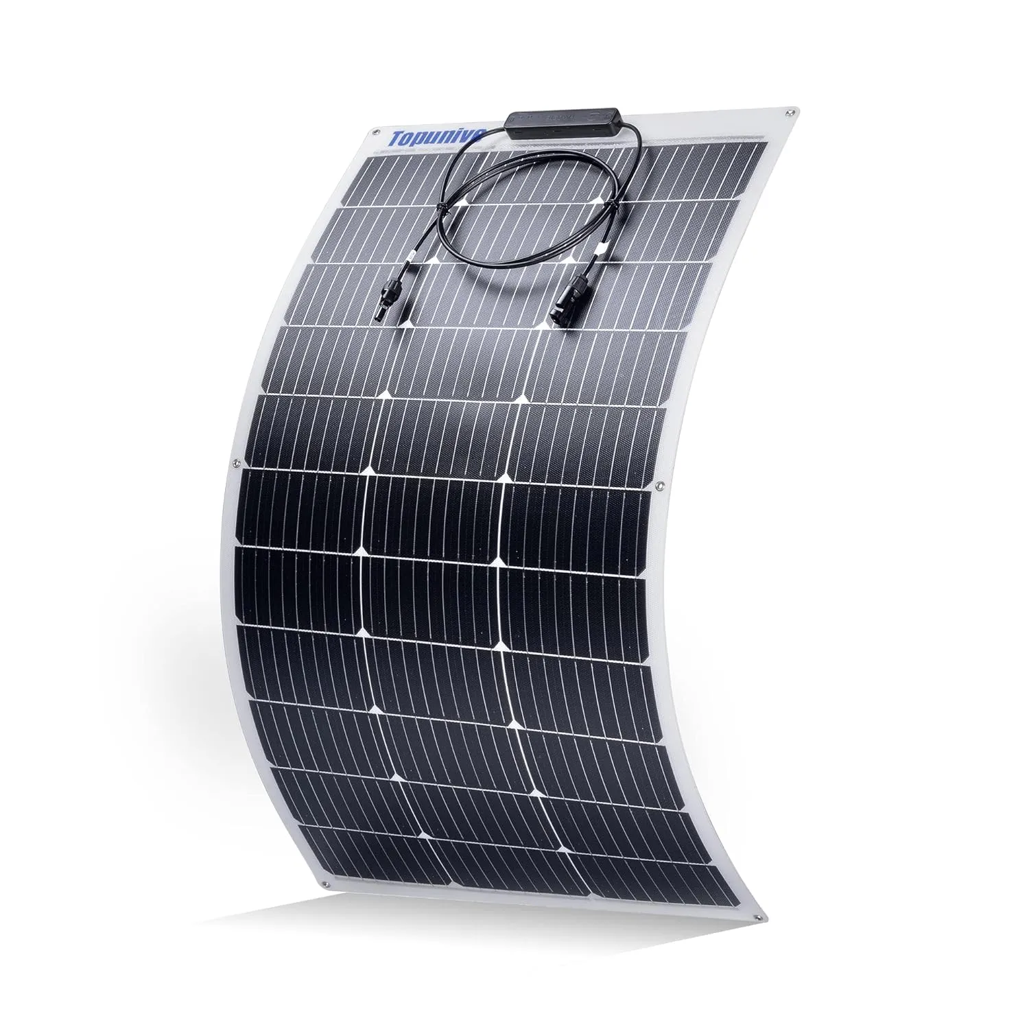 Flexible Solar Panel 9BB Monocrystalline Cell 12 Volt Semi-Flexible for Marine