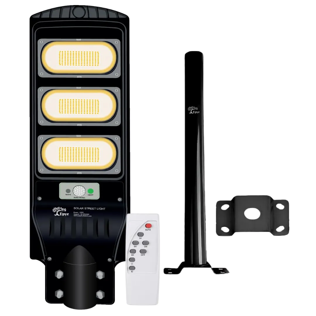 90 Watt Solar Street Light Outdoor Waterproof with Motion Sensor