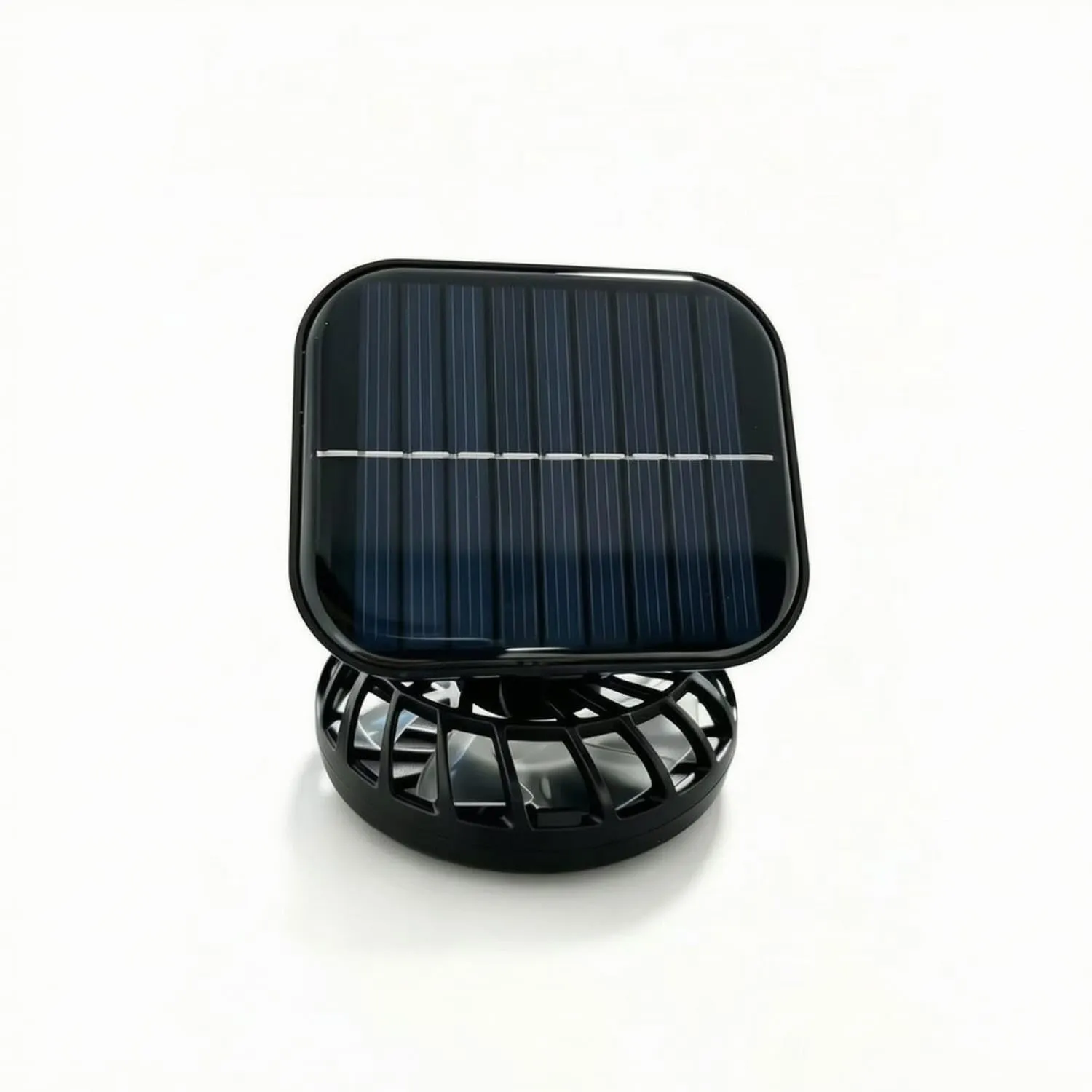 Outdoor Portable Fan with Solar Panel Compact test Solar Powered Fan Cordless Multiple Charging Options for Campers